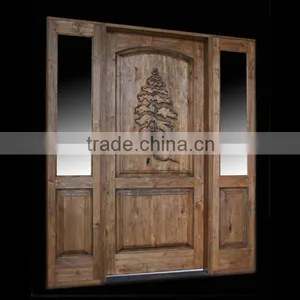 Luxury House Raised Panel Wood Door thumbnail-1