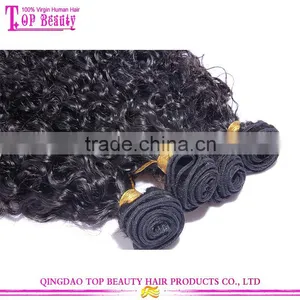 Supper Quality Curly Remy Hair Extension no Acid no Chemical Mongolian 100 Human Hair thumbnail-5