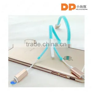 Creative Gifts Magnetic Zipper Usb Data Cable Suitable for Iphone and Android thumbnail-4