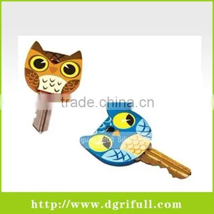 Can Coustomized Cute Owl Silicone Key Cap thumbnail-1