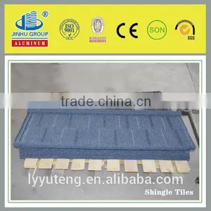 Beatiful Roof Tiles/Waterproof Roof Tile/ Stone Coated Metal Roof Tile thumbnail-6