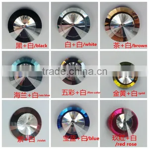 Best Selling Unique Design Clear Diamond Glass Button With Many Colors thumbnail-4