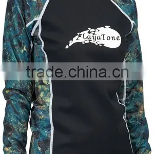 Polyester Lycra Rash Guard for Women L-01 thumbnail-2