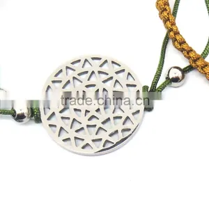 Hotselling Silver Colored Small 20mm Bracelet Charm Connector thumbnail-3