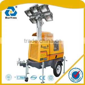 8kw Light Tower Trailer Type Diesel Generator thumbnail-1