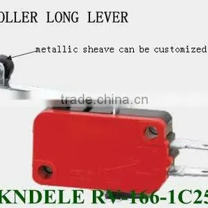 RV Roller Long Lever Micro Switch 16A RV-166-1C25 thumbnail-1