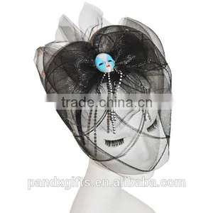 Lace Headband With Mask thumbnail-1