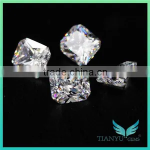 Wholesale Loose Synthetic CZ Stone 8*10 White Heat Octagon Cubic Zircon Price thumbnail-5