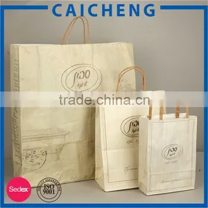 Custom Kraft Paper Bag Wholesale Paw Print Bag thumbnail-1