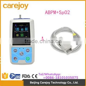 CE ISO Certified ABPM SpO2 Ambulatory Blood Pressure Monitor 24 Hours Recording Time With PC Software Free Cuff thumbnail-1