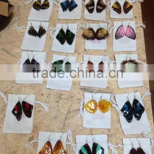 Butterfly Earings Ear Rings Ear Cluff Handmade Handcrafts From Thailand thumbnail-1