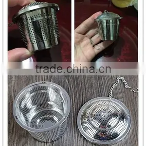Food Grade Stainless Steel Baske Perfect Strainer for Loose Leaf Tea thumbnail-1