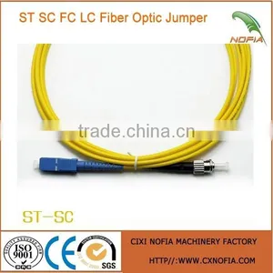 Hot Selling SC/LC/APC/ST/FC Fiber Jumper Optic Fiber Jumber Cables thumbnail-1