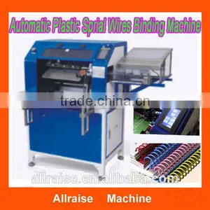 Automatic Multifunctional Electric Single Plastic Spiral Binding Machine thumbnail-1
