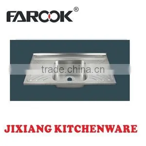 JZ-367 Factory Supply 1m Stainless Steel Kitchen Sink thumbnail-1