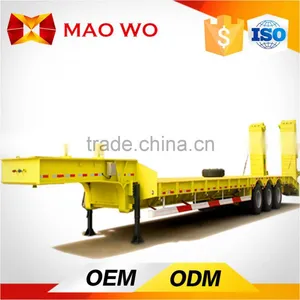 Factory Price 40T Heavy Duty Low Bed Car Carrier Truck Trailer thumbnail-3