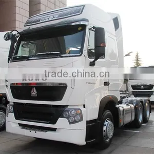 SINOTRUK HOWO T7H 6X4 430HP Euro3 RHD MAN Diesel Tractor Head Truck thumbnail-3
