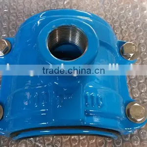Iron Ductile Saddle for PVC Pipe thumbnail-1