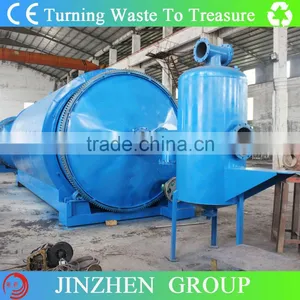 Newest Design of Pyrolysis Plant To Pyrolysize The Waste Tire Or Plastic Into Fuel Oil With CE thumbnail-1