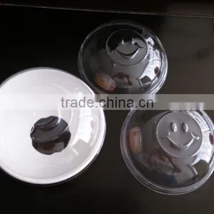 High Quality BOPS Bowl Cover for Paper Cake Bowl/ Smailing Face Bowl Cover for Cake Box thumbnail-1