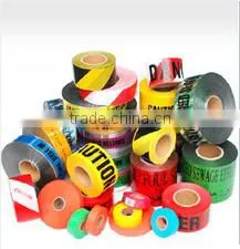 PE PVC Underground Detectable Plastic Sensitive Traffic Warning Tape thumbnail-1