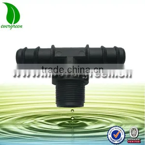 Two Way Barb and One Thread Barbed Coupling for Irrigation Drip Line thumbnail-1