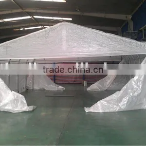 Steel Pipe Large Carport 20'x20' thumbnail-1