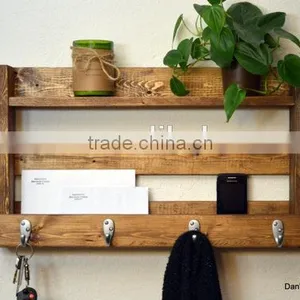 Rustic Wooden Wall Shelf thumbnail-5