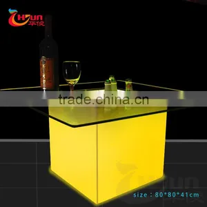 Hot Sale Square Wine Glass Display Box With Led Light thumbnail-5