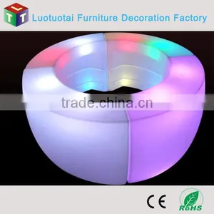 2015 Hot Sale Plastic Led Round Small Bar Counter thumbnail-5