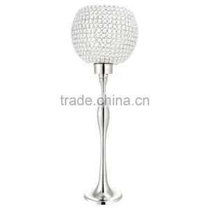 Crystal Ball Centerpiece, Ball Wedding Centerpiece, Crystal Centerpiece for Wedding Table thumbnail-2