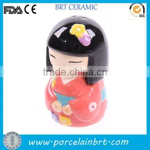 Ceramic Kimono Girl Beautiful Japanese Doll thumbnail-1