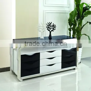 F333 Modern Sideboard Home Furniture Cabinet thumbnail-1