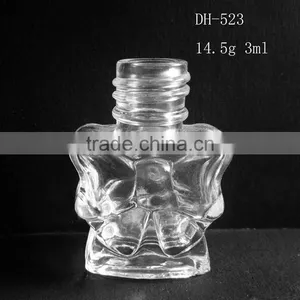 2014 New Style Heart Shaped Nail Polish Glass Bottle Factory in China thumbnail-2