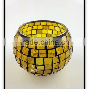 Wholesale Family Glass Mosaic Candlestick thumbnail-1