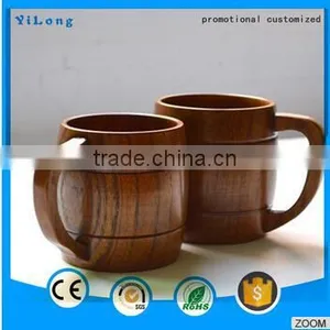 Custom Handmade Wholesale Drink Wooden Round Cup thumbnail-1