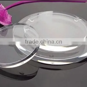 Clear Transparent Acrylic Coaster,OEM Cheaper Plastic Coaster thumbnail-1