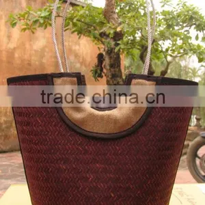 High Quality Best Selling Bamboo Shopping Bag WITH HANDLE From Vietnam thumbnail-1