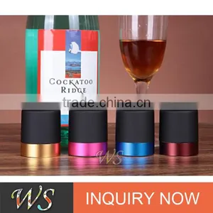 WS-C03 Colored Press Champagne Bottle Stopper for Red Wine Champagne thumbnail-1