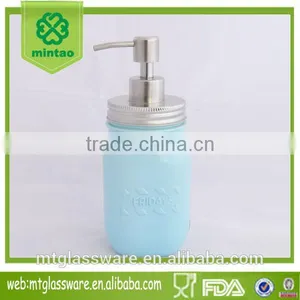 Personal Care Industrial Use and Glass Material Mason Jar Lotion Soap thumbnail-1