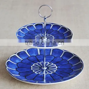 Porcelain Plate Ceramic Plate 2pcs Cake Plate Set thumbnail-1