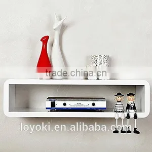 TV CONSOLE Floating MFD Wall Mount Shelf Cube Sky Box,Dvd,Hifi Units 50x15x27cm Wall Shelf thumbnail-2