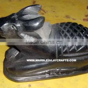 Black Marble Nandi Statue thumbnail-1