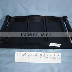 Black Small Wooden Tray Food Serving Tray Wholesale thumbnail-1