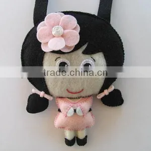Hot New Bestselling Product Wholesale Handmade Quality Fashion Felt Plush Mini Doll Made in China thumbnail-1