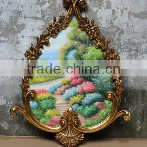 Old Factory Style Antique Gold Fancy Picture Frames thumbnail-6