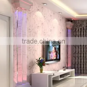 Clear Round Decorative Glass Pillars thumbnail-1