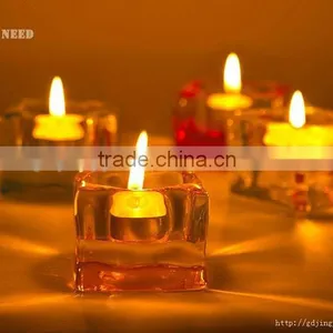 Plastic Acrylic Votive Crystal Candle Holder Decorations thumbnail-5