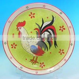 CERAMIC COCK PLATE thumbnail-1