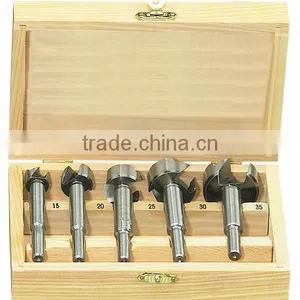 5pcs Forstner Bits for Woodwork Wood Cutting Router Bits of Wood Box Packing thumbnail-1